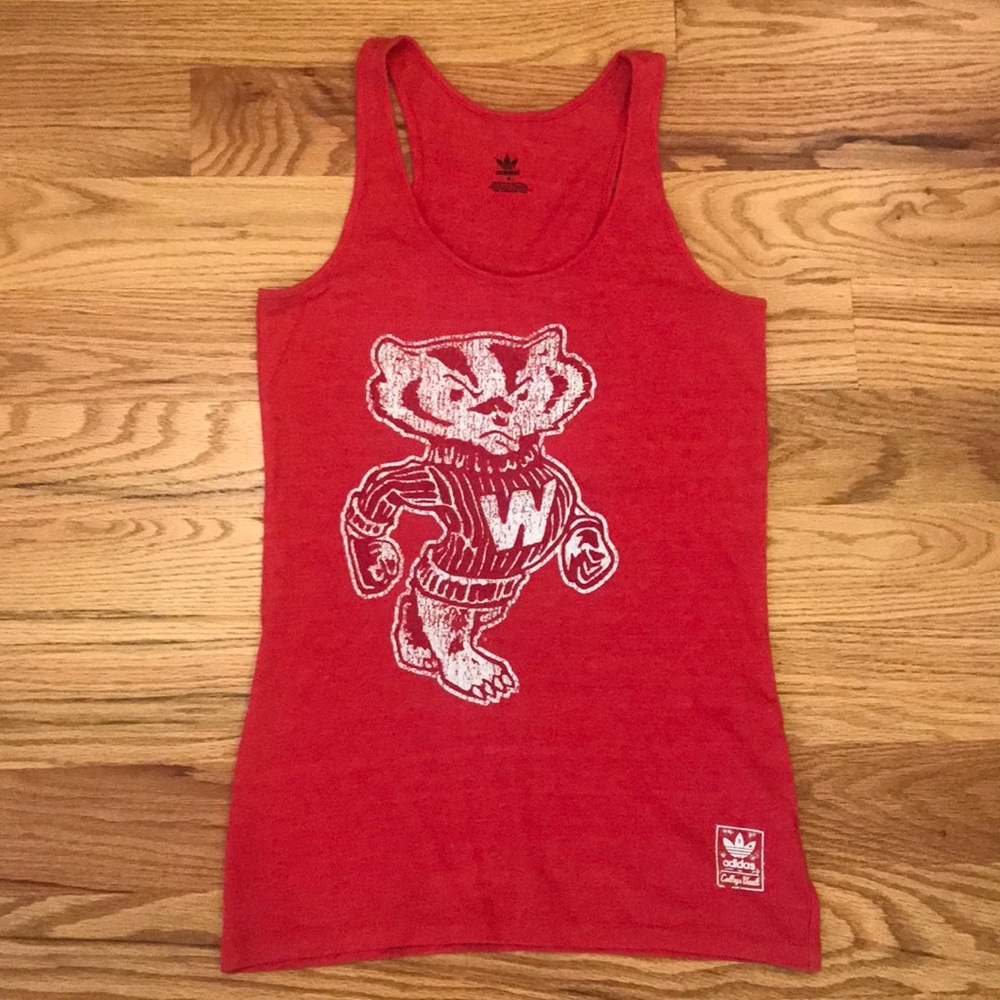 Wisconsin Badger adidas tank top